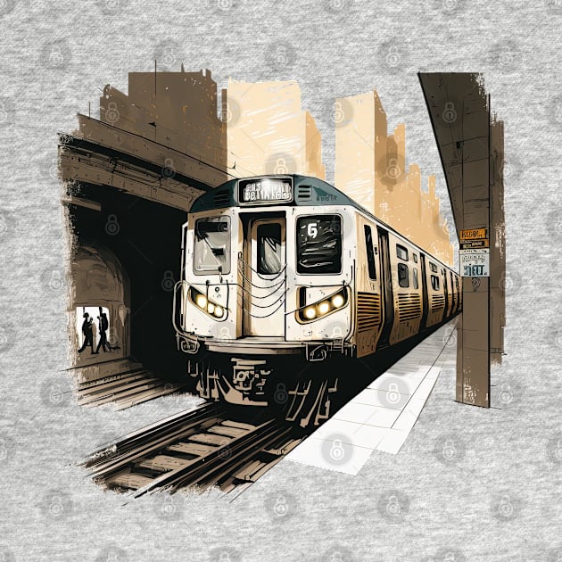 NYC Subway Illustration by Nysa Design